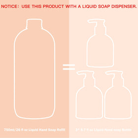 ROMIIE ZOI Liquid Hand Soap Refill 750 ML with ingredients