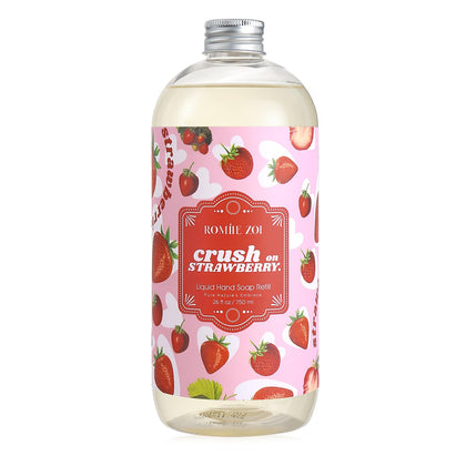 ROMIIE ZOI Liquid Hand Soap Refill Strawberry front view