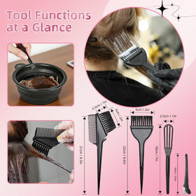 ROOHUA silicone mixing bowl in the kit