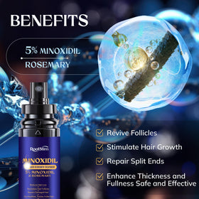 RootStim Hair Growth Spray 5% Minoxidil side view