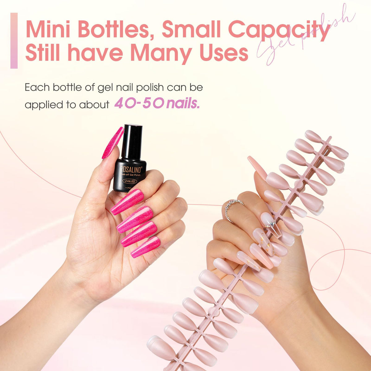 ROSALIND gel polish set packaging with 30 bottles