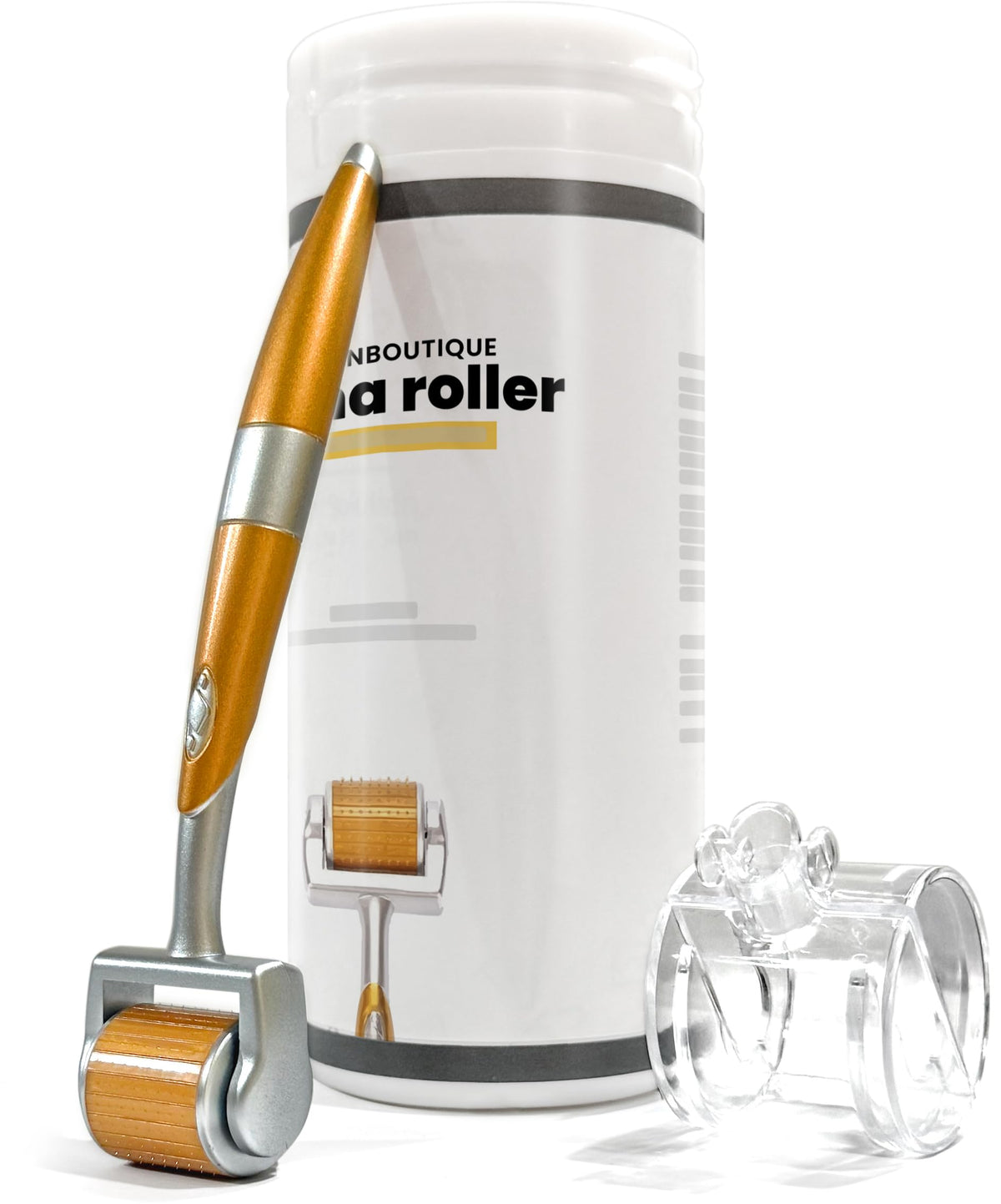 ROSELYNBOUTIQUE Derma Roller front view with titanium micro needles