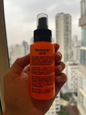 Rosy Fharia Keratin FiX Remover of K in salon setting