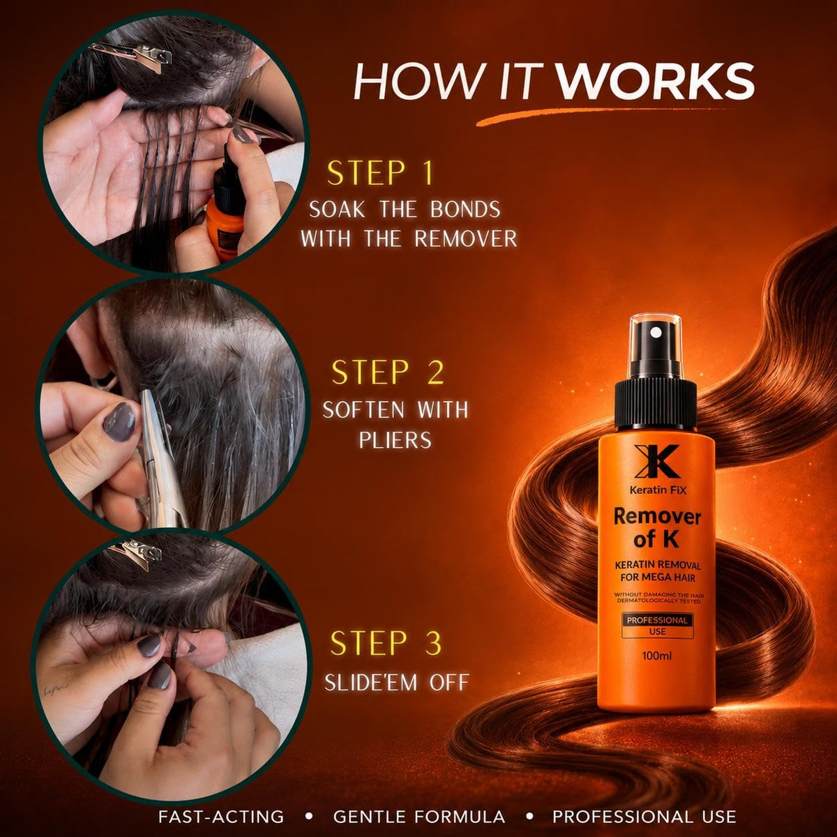 Rosy Fharia Keratin FiX Remover of K spray nozzle close-up