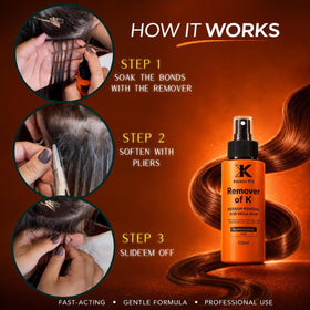 Rosy Fharia Keratin FiX Remover of K spray nozzle close-up