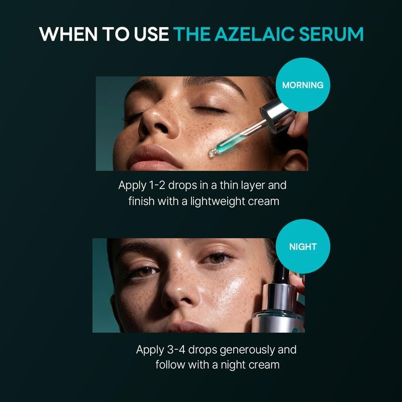 ROUND LAB Azelaic Acid 12 Soothing Serum application on skin