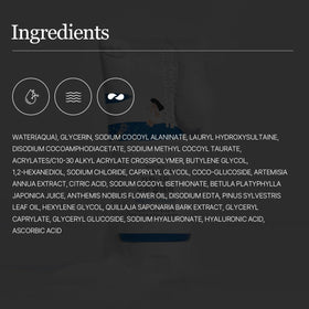 ROUND LAB Birch Juice Moisturizing Cleanser back view with ingredients