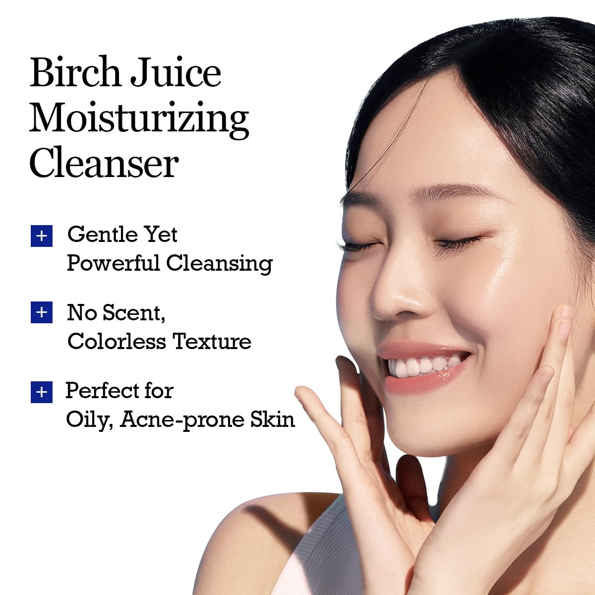 ROUND LAB Birch Juice Moisturizing Cleanser gel texture close-up
