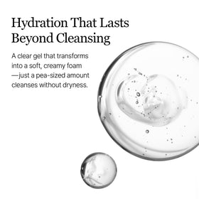 ROUND LAB Birch Juice Moisturizing Cleanser in use with lather
