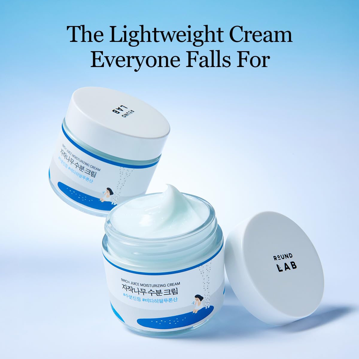 ROUND LAB Birch Juice Moisturizing Cream texture close-up
