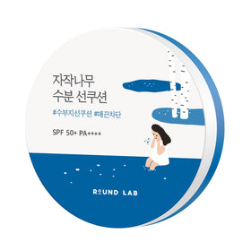 ROUND LAB Birch Juice Moisturizing Sun Cushion front view