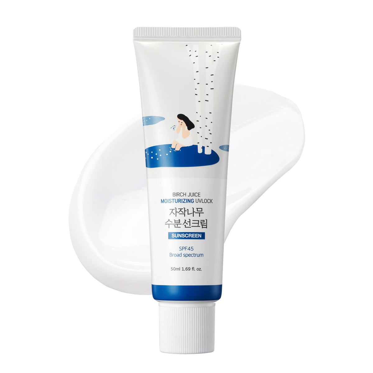 ROUND LAB Birch Juice Moisturizing UV LOCK SPF 45 front view