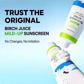 ROUND LAB Birch Juice SPF 50+ Sunscreen side view with packaging