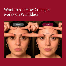 ROUND LAB Camellia Collagen Mask application on model's face