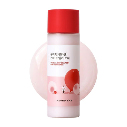 ROUND LAB Camellia Collagen Milky Toner front view