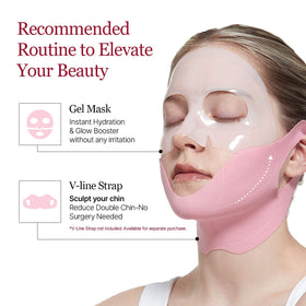 ROUND LAB Firming Mask showing hydrogel texture