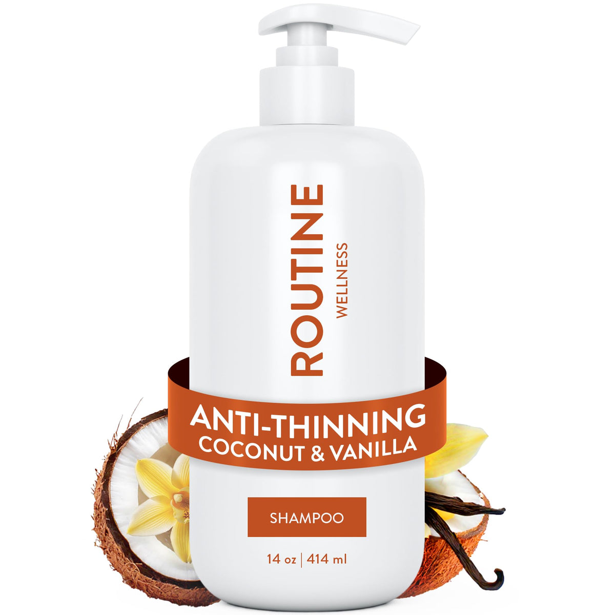 Routine Wellness Anti-Thinning Volumizing Shampoo front view 481g