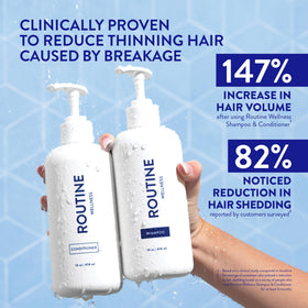 Routine Wellness Hair Serum bottle close-up