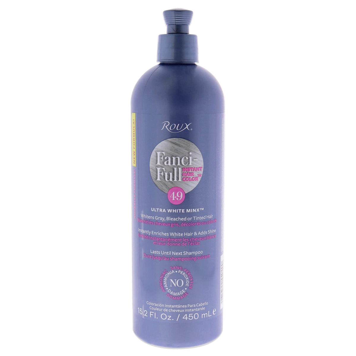Roux Fanci-Full Instant Hair Color Rinse 49 White Minx front view