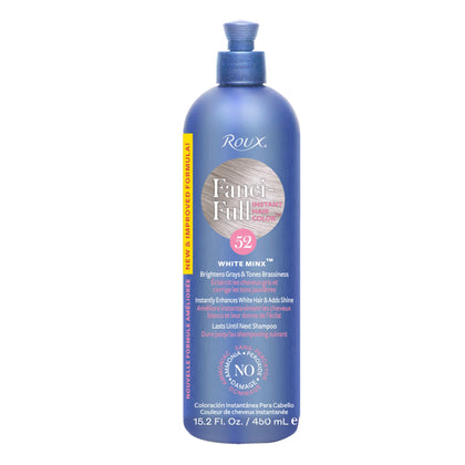Roux Fanci-Full Instant Hair Color Rinse 52 White Minx front view with packaging