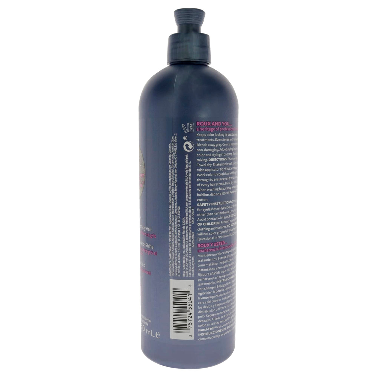 Roux Fanci-Full Rinse Instant Hair Color 41 True Steel packaging