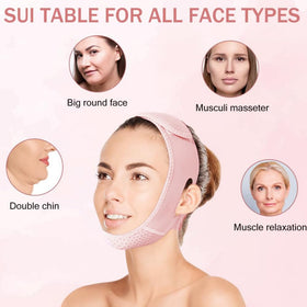 ROWMATE V Line Lifting Mask Chin Strap on a flat surface