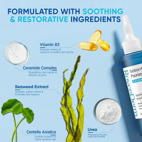 Roycederm products with a calming background