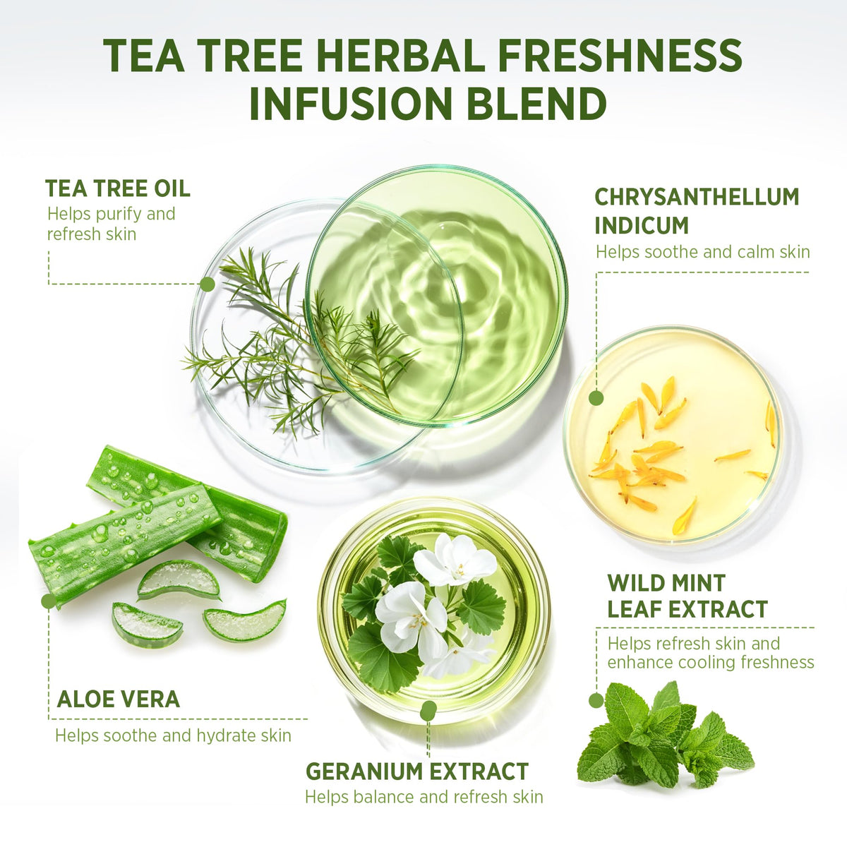 Roycederm Tea Tree Body Wash in a shower setting