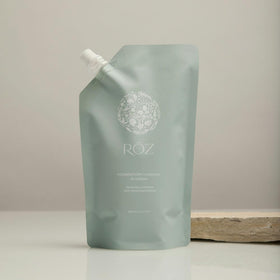 RŌZ Foundation Conditioner Refill pouch with ingredients list