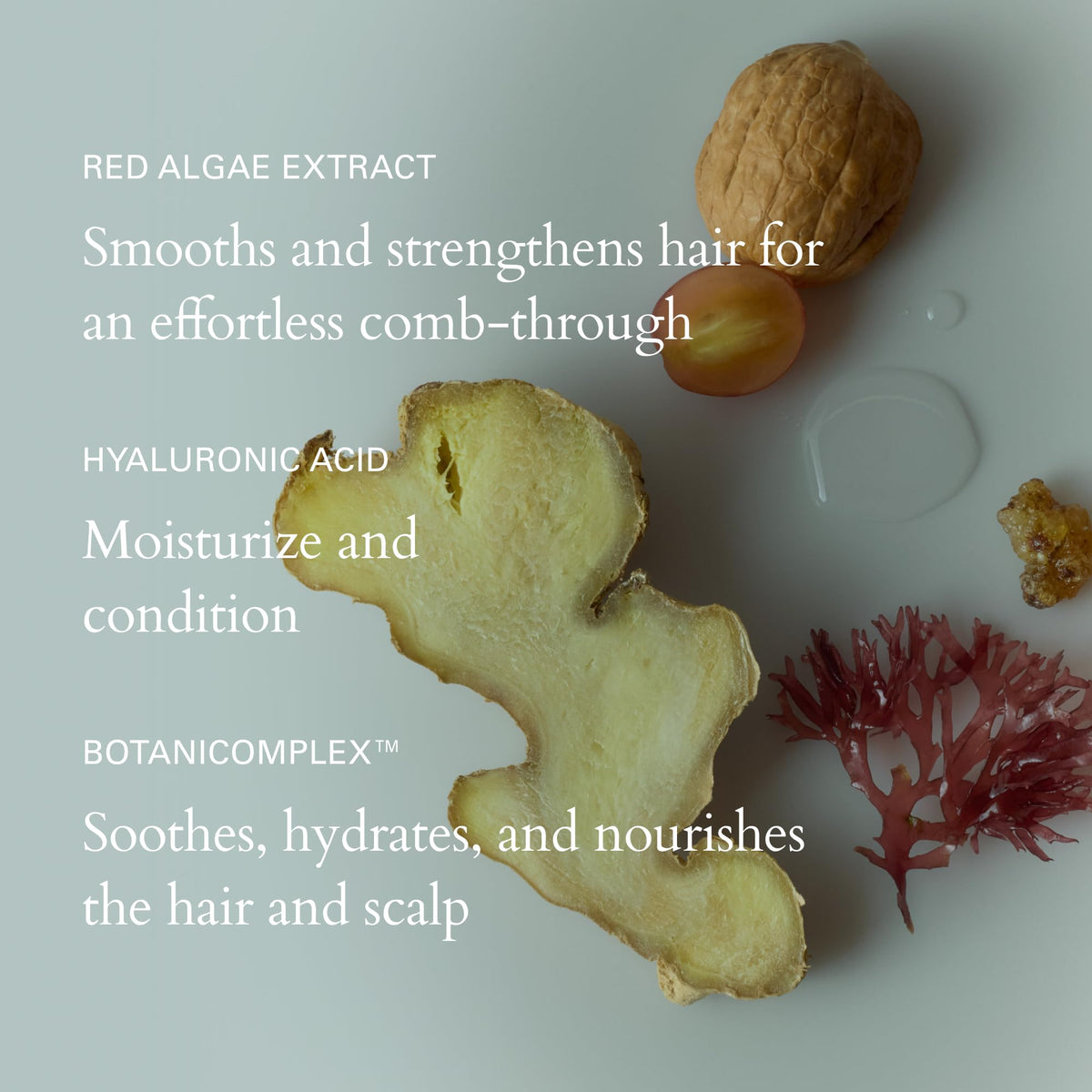 RŌZ Leave-In Conditioner application on hair