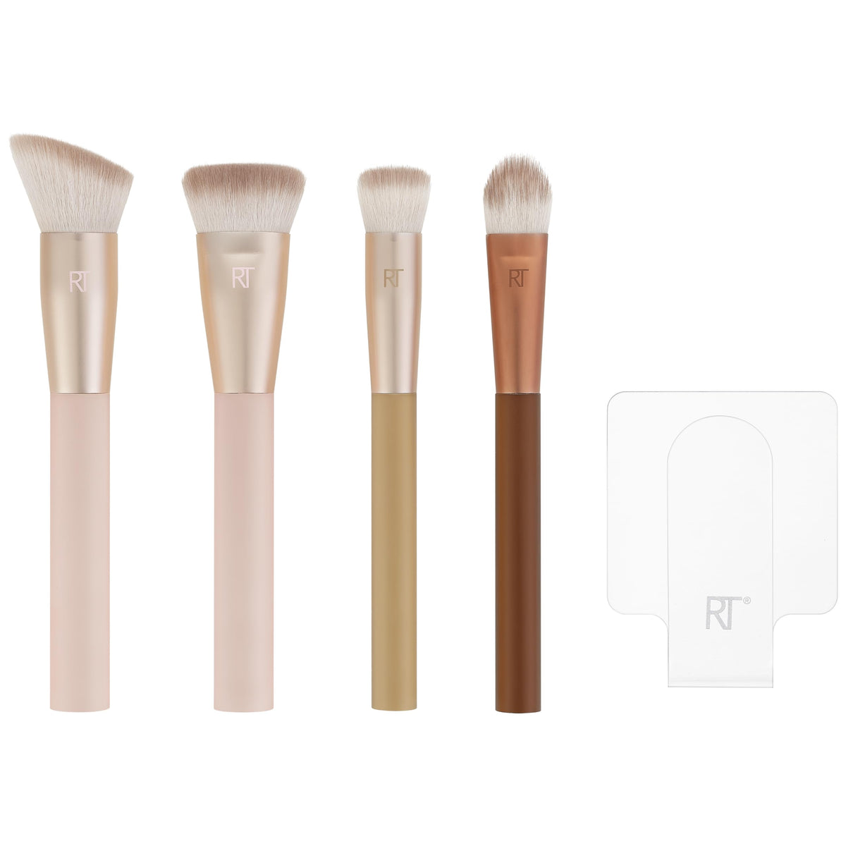 RT 082 Filtered Cheek Brush close-up with synthetic bristles