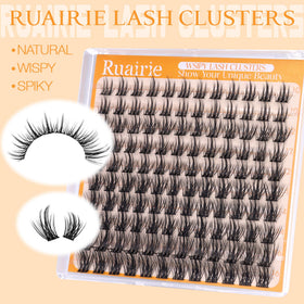 Ruairie Lash Clusters showing different lengths