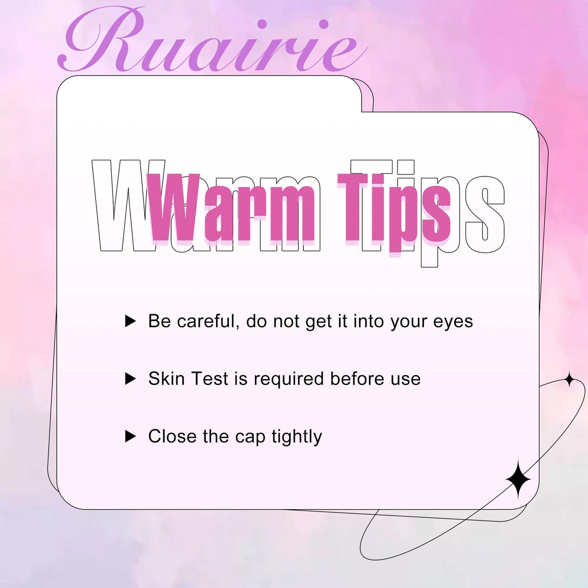 Ruairie Lash Glue displayed with makeup tools