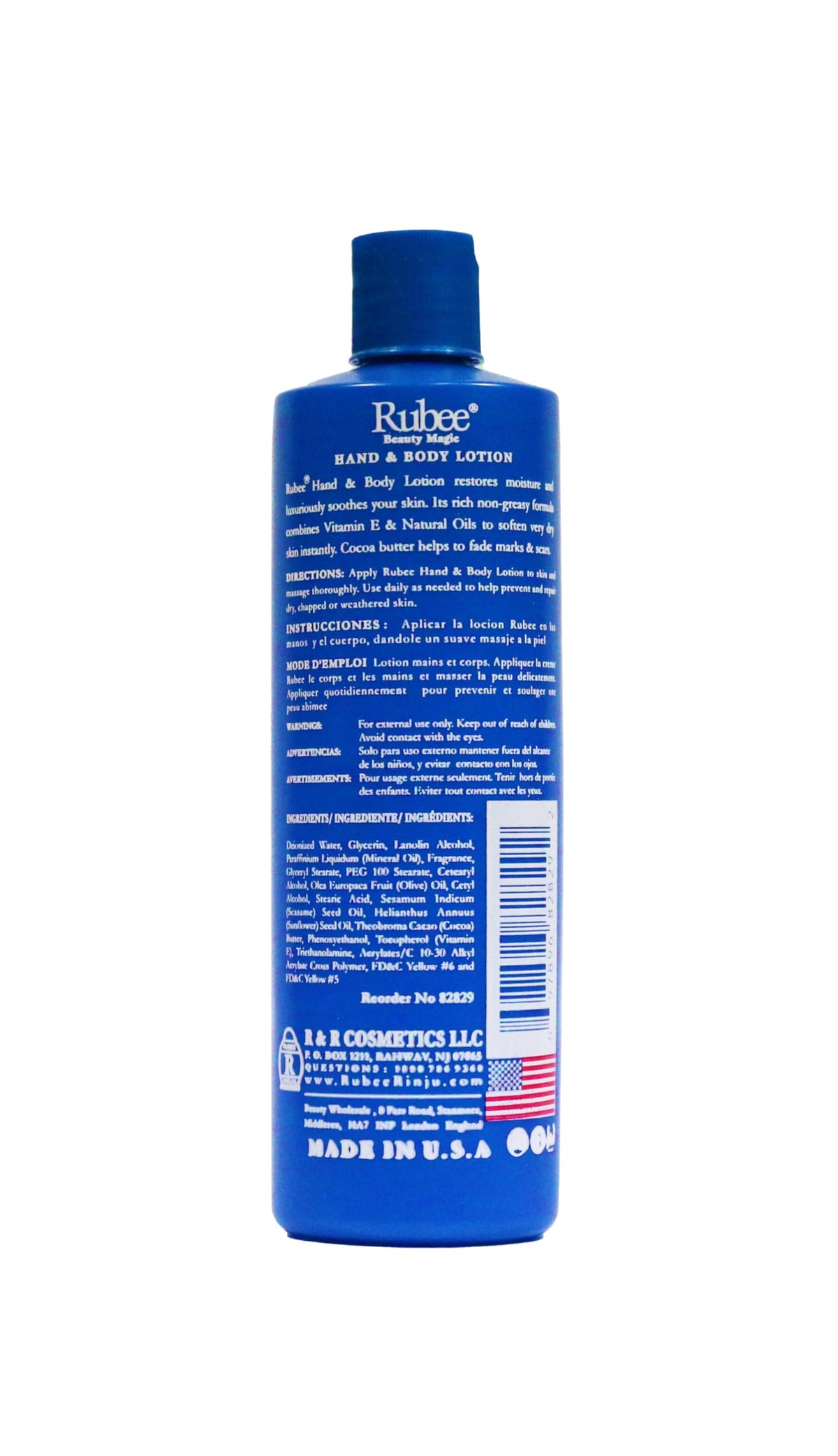 RUBEE Body & Hand Lotion application on hands