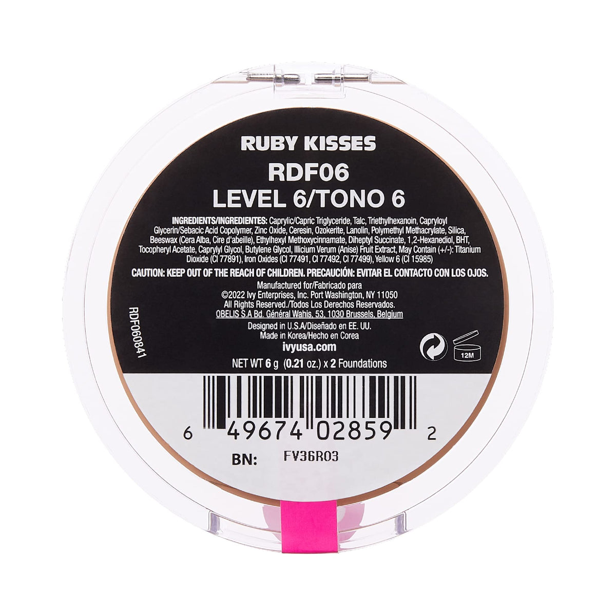 Ruby Kisses 3D Face Creator Cream Foundation Level 6 lifestyle scene
