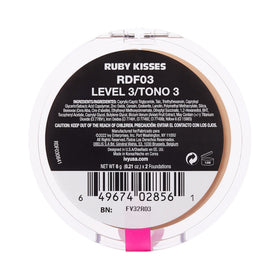 Ruby Kisses 3D Face Creator Foundation Level 3 with makeup tools