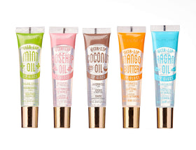Ruby Kisses Broadway Vita-Lip Clear Lip Gloss 5 Pack front view