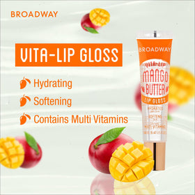 Ruby Kisses Vita-Lip Clear Lip Gloss in Rosehip shade