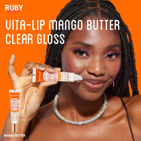 Ruby Kisses Vita-Lip Gloss coconut flavour tube