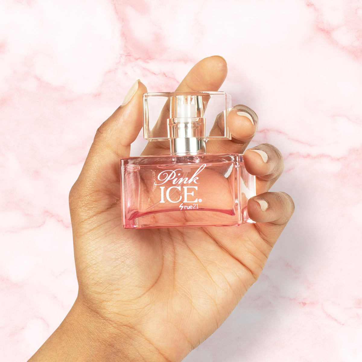 Rue 21 Pink Ice Eau De Parfum 50ml packaging display