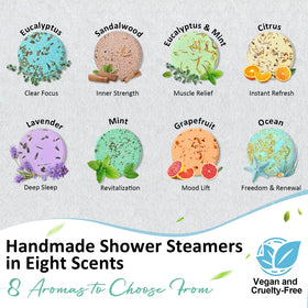 RUSEMLE shower steamer tablet with grapefruit scent