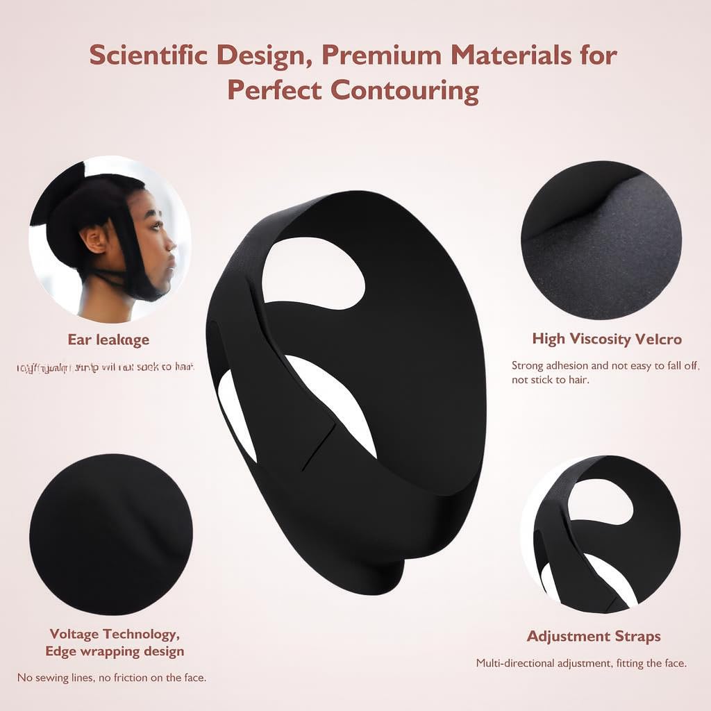RUSHFORWARD Jawline Shaper Chin Strap adjustable straps detail
