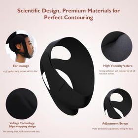 RUSHFORWARD Jawline Shaper Chin Strap adjustable straps detail