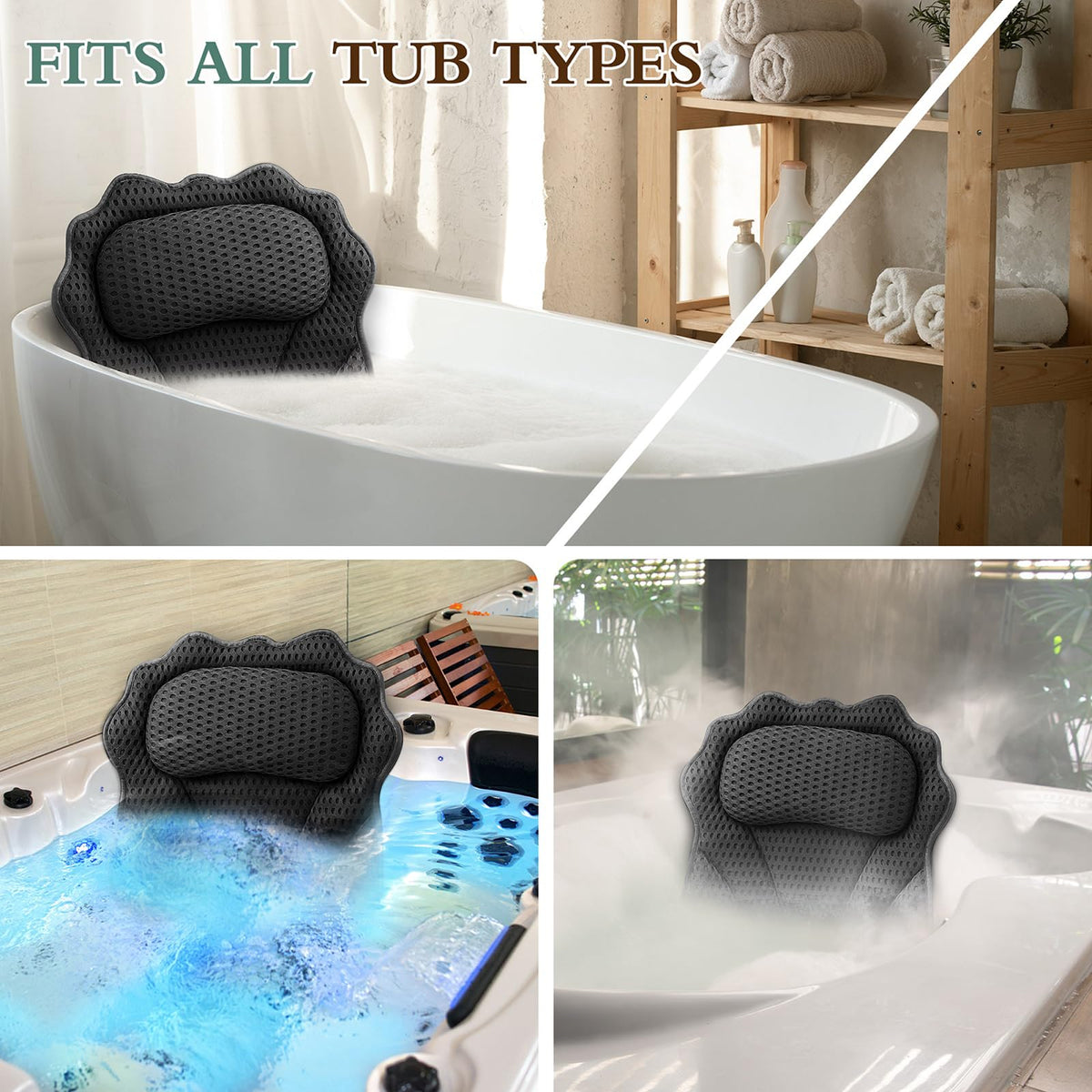 RUVINCE Bath Pillow packaging and product details