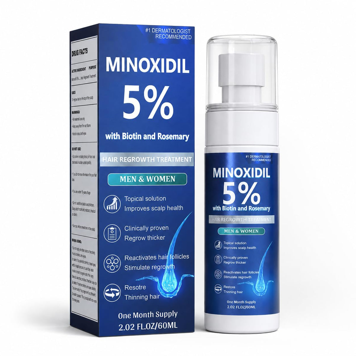Rylx Hair Growth Serum 60ML front view