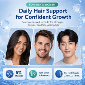 Rylx Hair Growth Serum lifestyle use