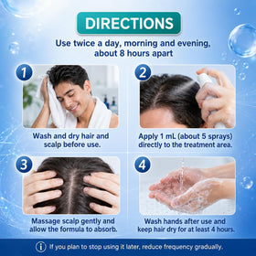Rylx Hair Growth Serum texture on hand