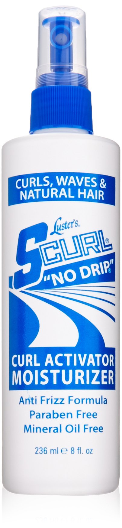 S-CURL S-Curl Activator Moisturiser 8-Ounce Spray Bottle front view