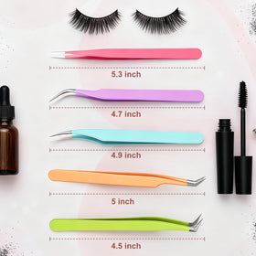 S-curved dolphin tweezer designed for eye contour