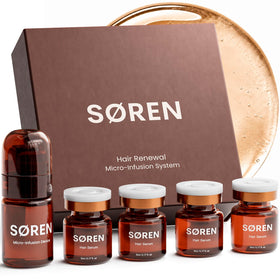 SØREN Micro Infusion Hair Renewal System with gold applicator